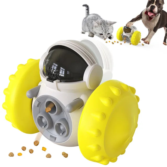 PawPartner-vaso interactivo para perro, juguetes para aumentar el CI de las mascotas, alimentador lento, Labrador, Bulldog Francés, Columpio de entrenamiento, dispensador de alimentos