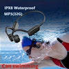 Auriculares inalámbricos IPX8 para natación, cascos de conducción ósea Real, con Bluetooth, 32G, resistentes al agua, deportivos, con micrófono, 2023