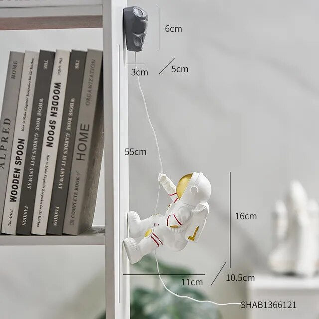 Estatua Decorativa de Astronauta para Colgar en la Pared